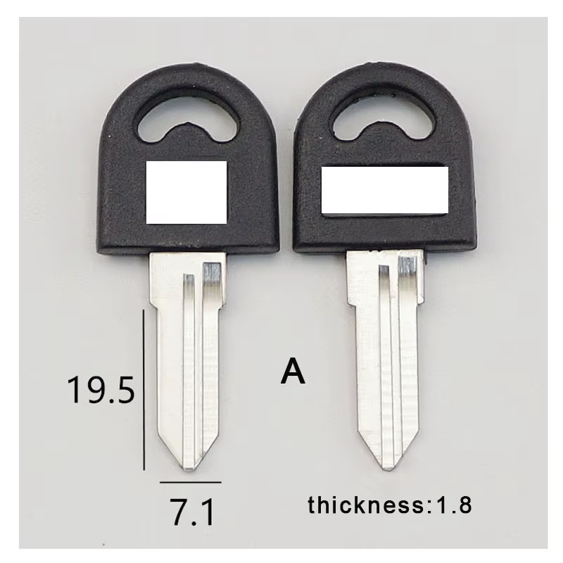 Clé vierge adaptée au bureau, boîte aux lettres, tiroir, bureau, classeur, armoire d'ordinateur