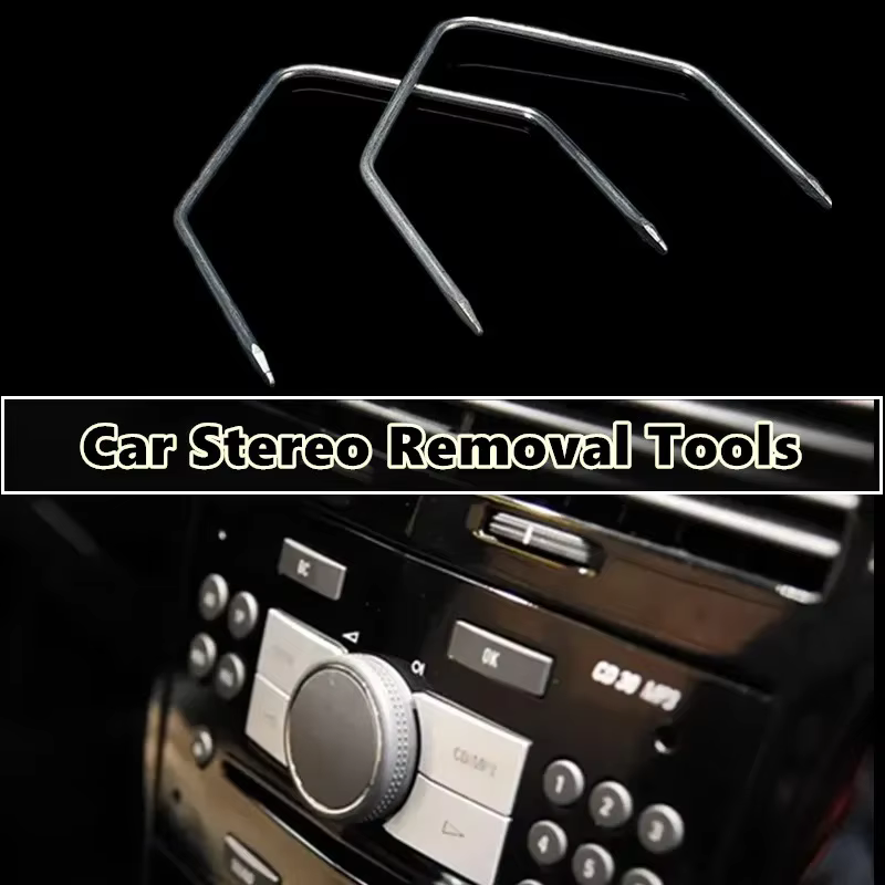 2 clés de déverrouillage pour autoradio, outils d'extraction, broches pour Vauxhall Opel Corsa C pou