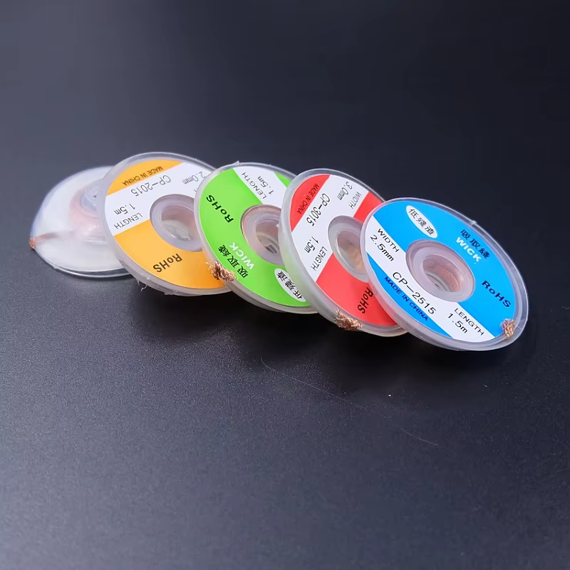 Dissouder ruban tressé cuivre soudage soudure soudure dissolvant 1/1.5/2/2.5/3/4mm fil à souder mèch