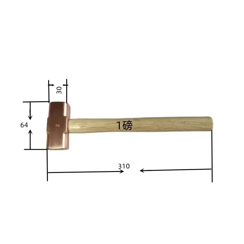 Marteau en cuivre multifonctionnel puissant marteau professionnel outils spéciaux marteau travail po