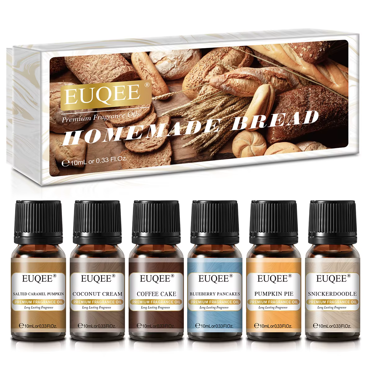 EUQEE-Coffret cadeau d'huile aromatique pour humidificateur, ensemble de chateau parfumé, diffuseur 
