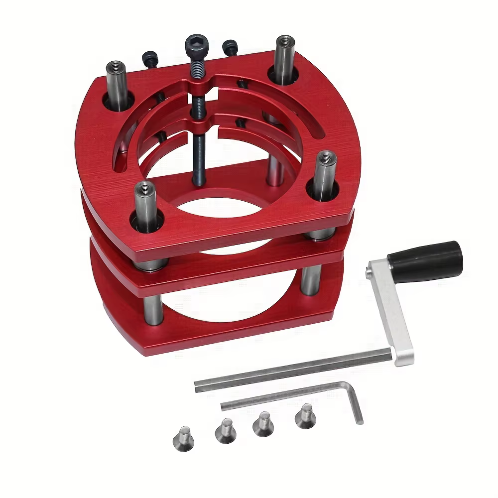 Kit de levage de routeur pour le travail du bois, plaque d'insertion de Table de routeur en aluminiu