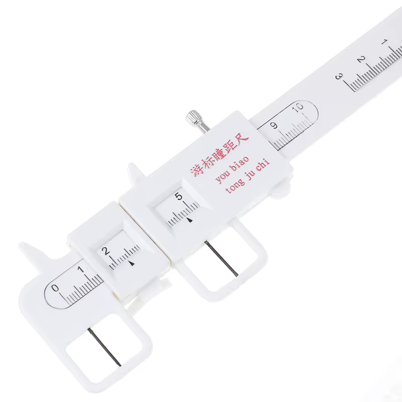 Règle optique Vernier PD, mesure 1X, télémètre d'élève, outil ophtalmique oculaire