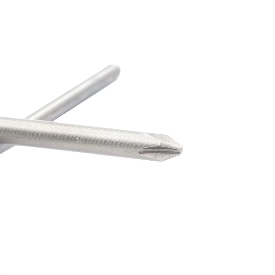 Embout de tournevis Phillips en acier allié S2, 50mm 75mm 100mm 150mm, 12 pièces/15 pièces, avec emb