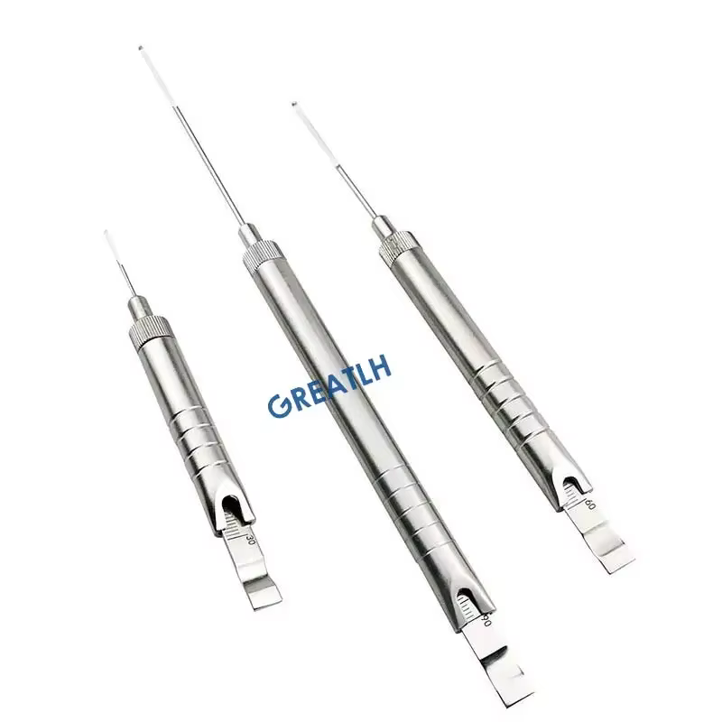 Jauge de profondeur 0mm à 30mm /60mm/40mm/90mm, Instruments chirurgicaux vétérinaires orthopédiques
