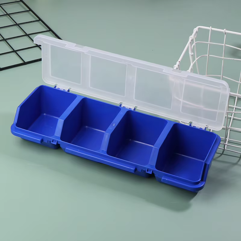 Petite boîte de rangement portable pour vis, clous et pièces de quincaillerie, organisateur de class