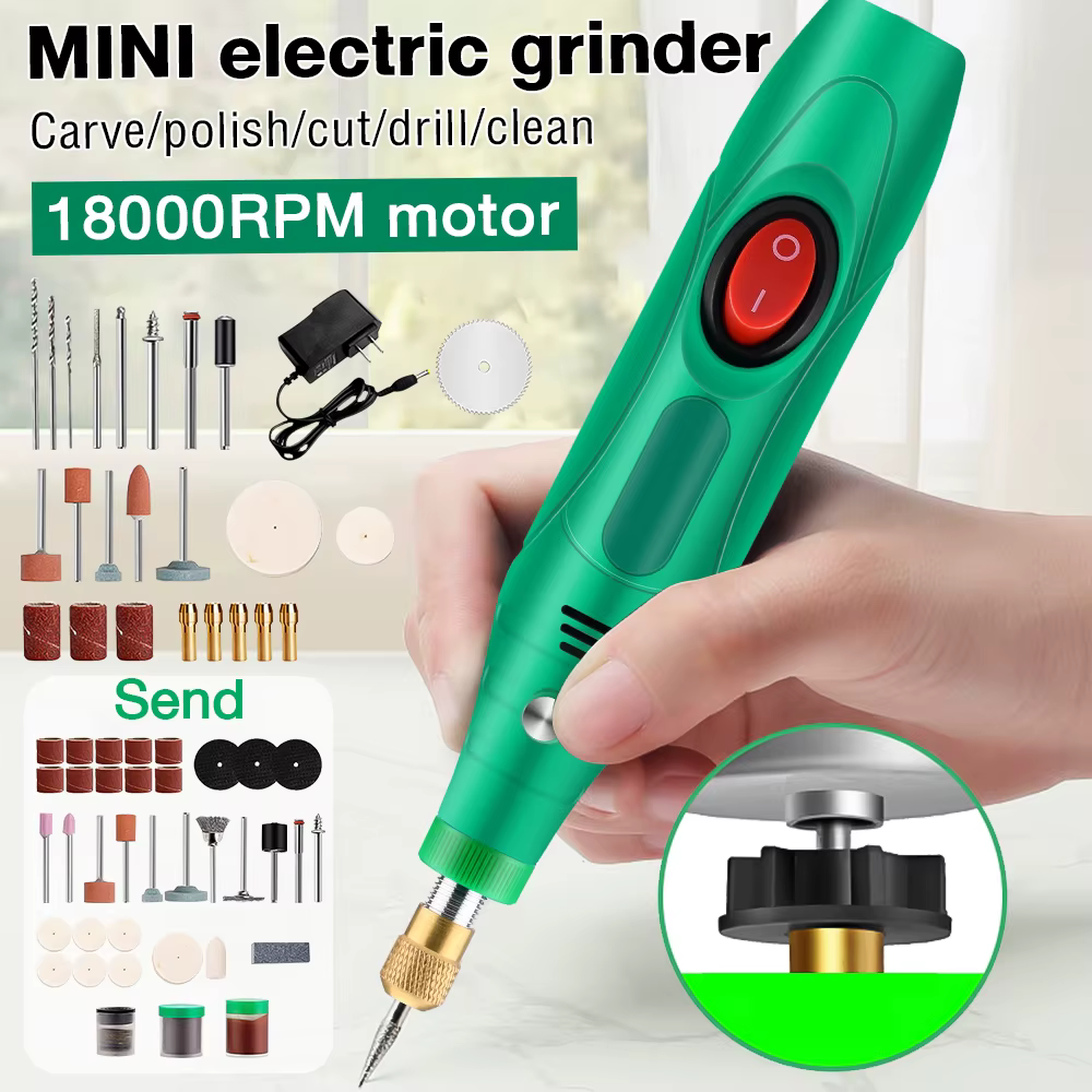 110-240V Mini perceuse polissage graveur stylo broyeur électrique outil rotatif rectifieuse Miniatur