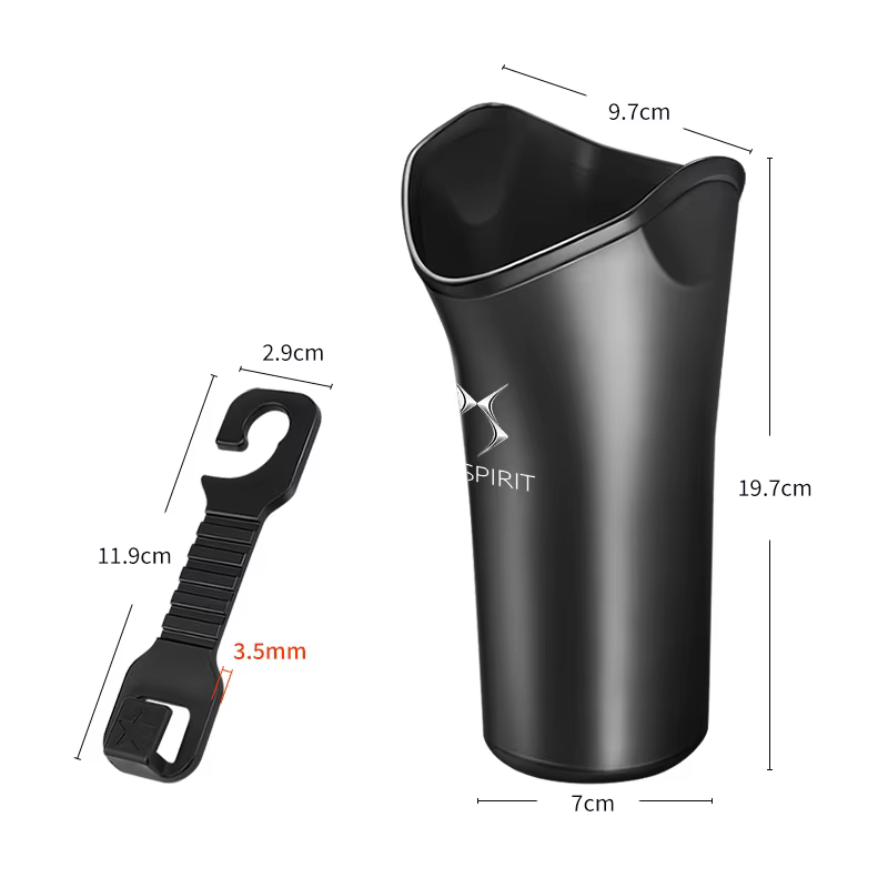 Boîte de rangement de voiture, seau organisateur de déchets parapluie pour citroën C2 C3 C4 C5 C6 C1