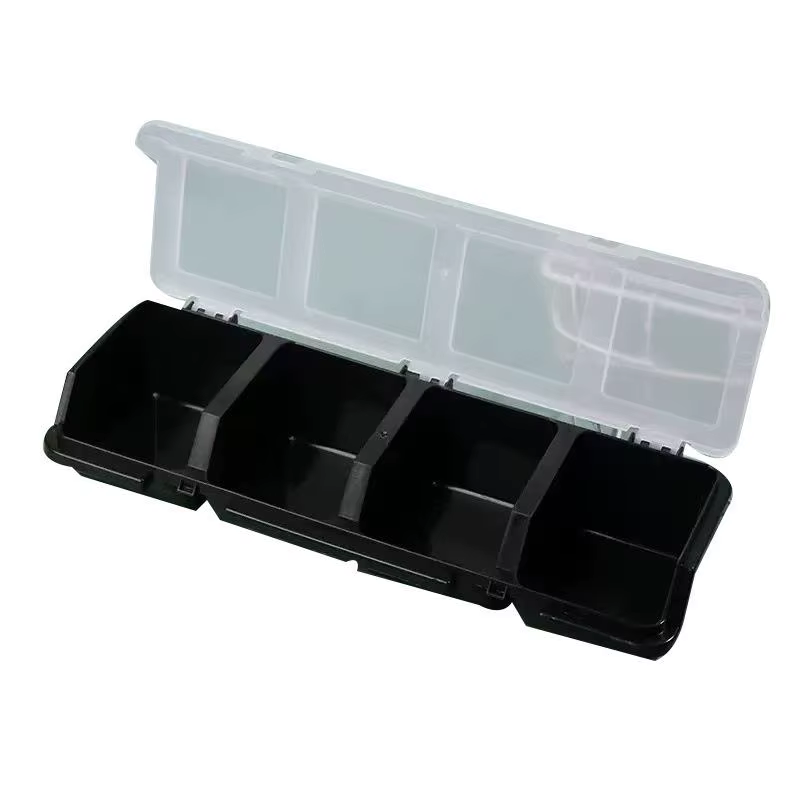 Boîte de rangement multi-compartiments pour petites pièces, vis, outils, bijoux, en plastique durabl