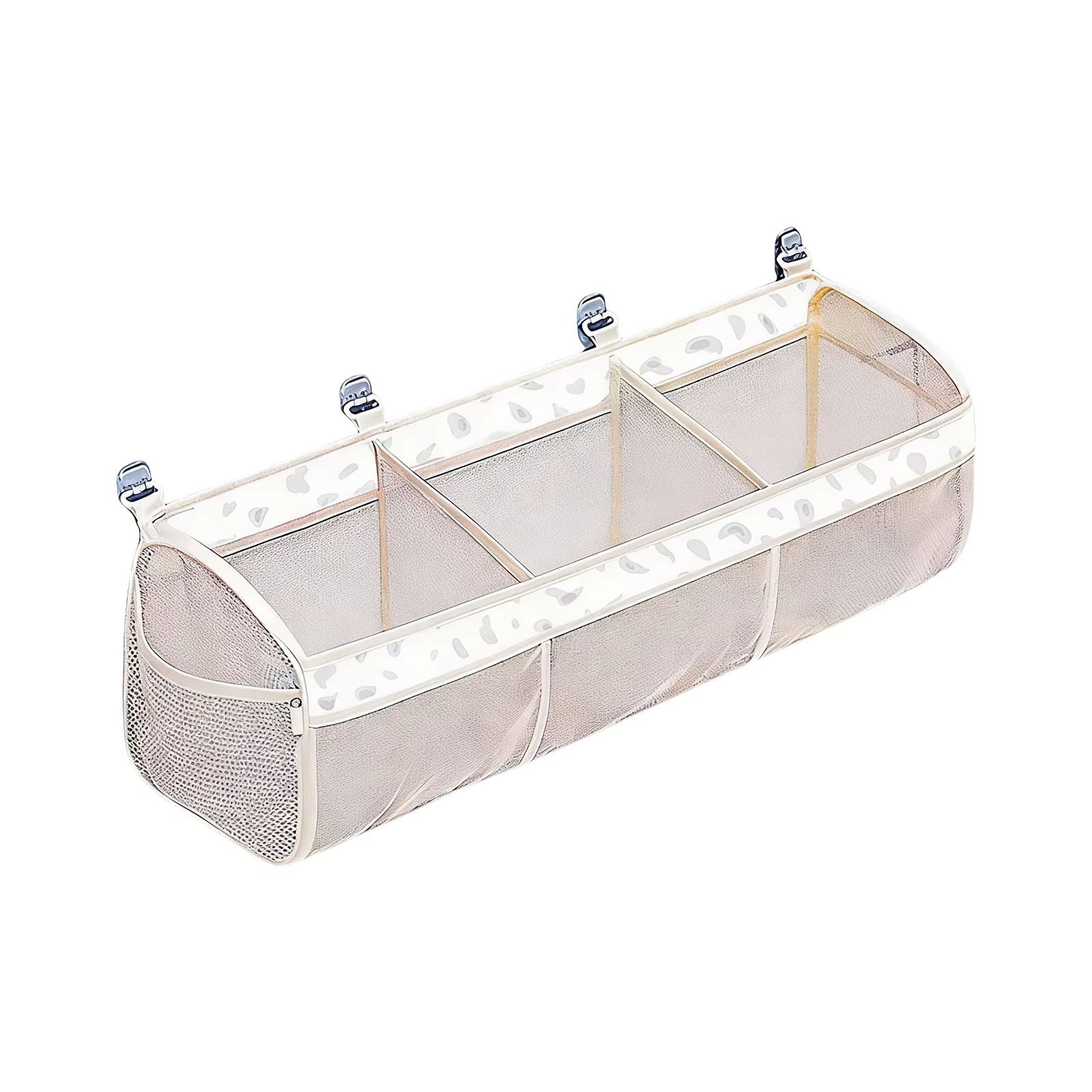 2 styles de sacs de rangement pour jouets de salle de bain avec 4 crochets, sac de rangement mural d