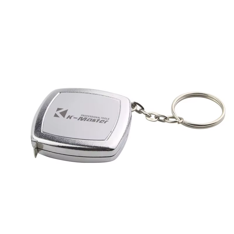 Petit ruban à mesurer en acier avec porte-clés, mini ruban à mesurer de poche portable, mini ruban à
