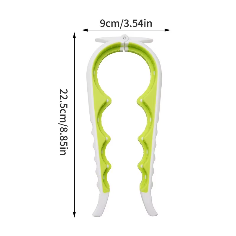 Ouvre-boîte antidérapant multifonctionnel, quatre en un, ouvre-bouteille de boisson, bouchon Twister