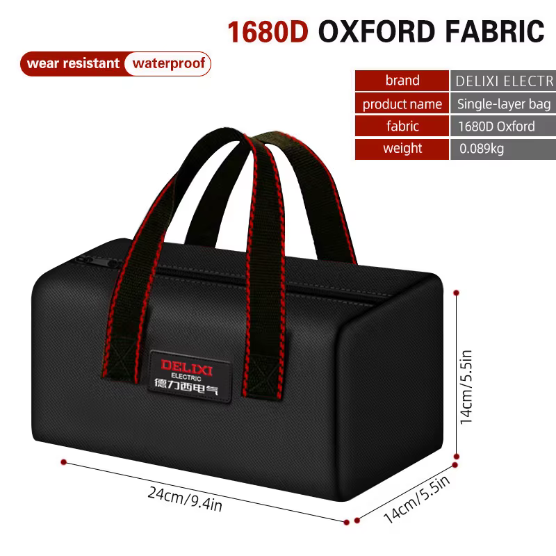 DELIGHTS-Sac à outils électrique, sac de rangement portable pour gril Oxford, sac à main pour électr