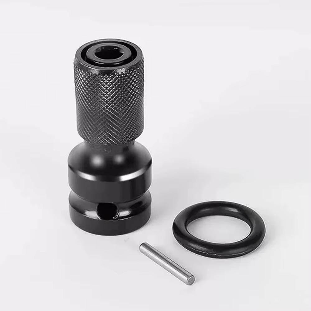 Adaptateur de clé à chocs pour perceuse, convertisseur hexagonal 1/2 vers 1/4, rallonge de mandrin, 