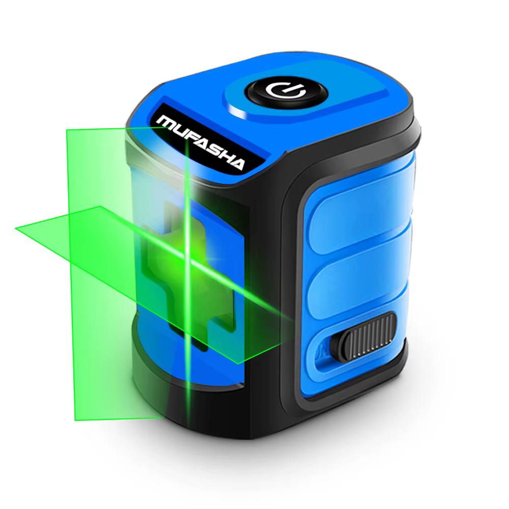 Mini niveau laser rotatif automatique à 2 faisceaux verts pour bricolage A2G