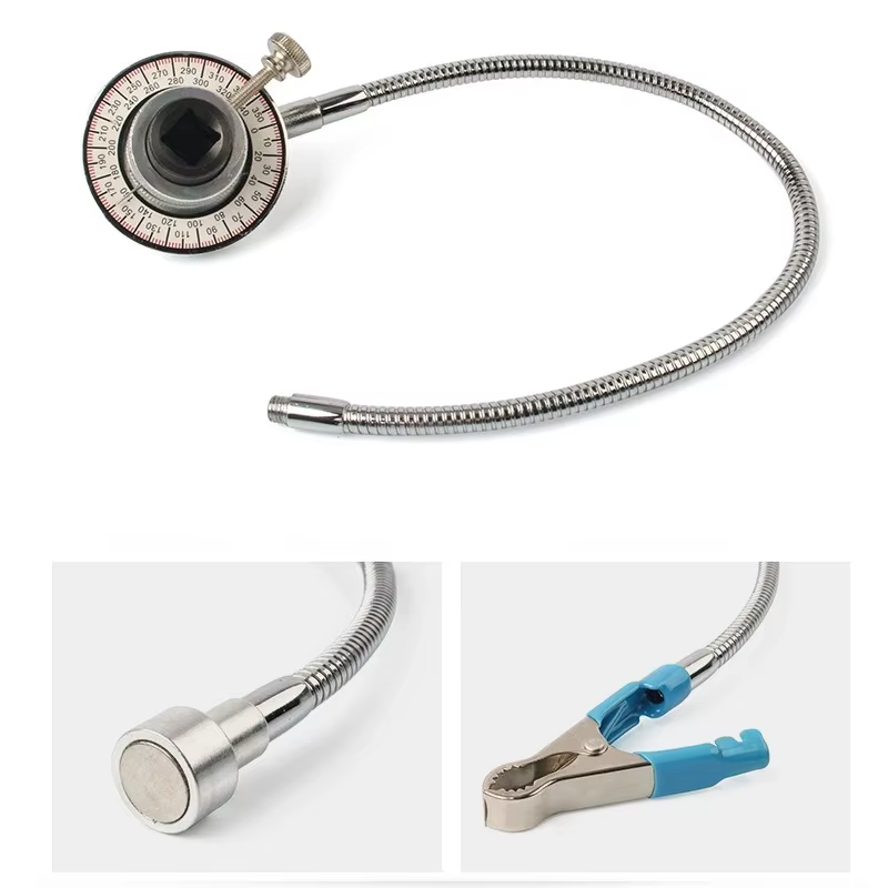 Jauge d'angle de couple à 360 degrés avec entraînement de 1/2 pouce et base magnétique - Instrument