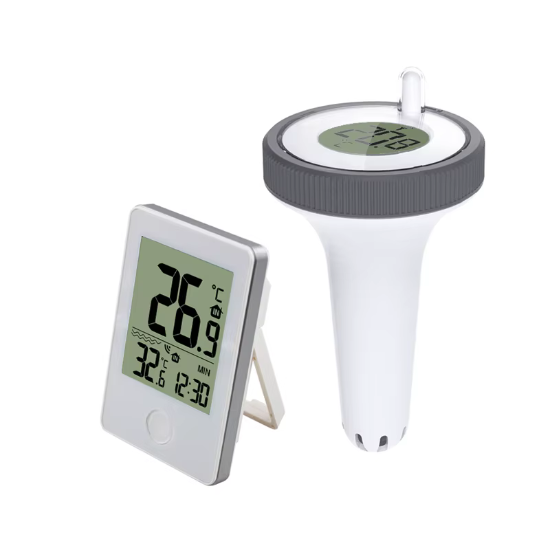 Thermomètre de piscine flottant numérique sans fil LCD piscine bain eau spas aquariums moniteur de t