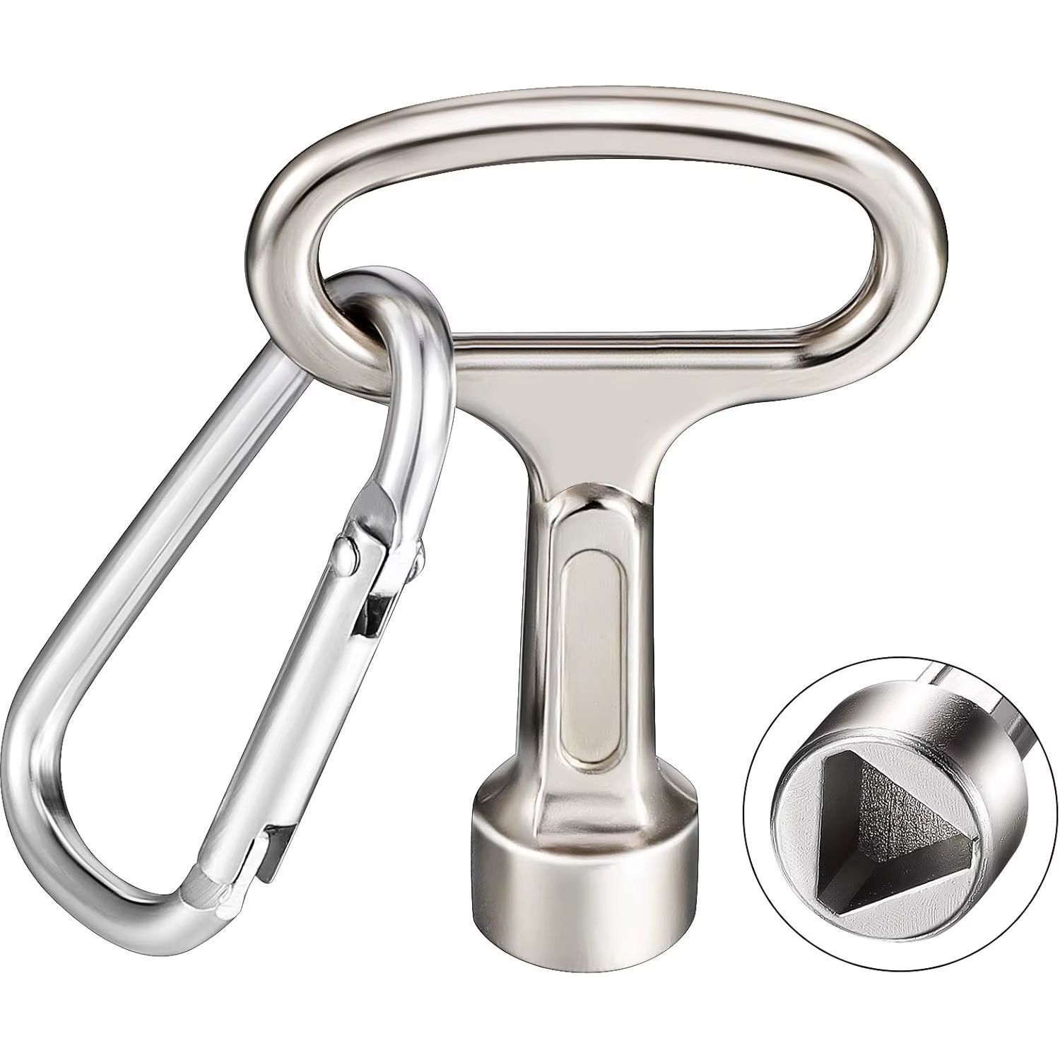 Clé triangulaire en métal pour boîtier de compteur électrique, clé à douille triangulaire, adaptée p