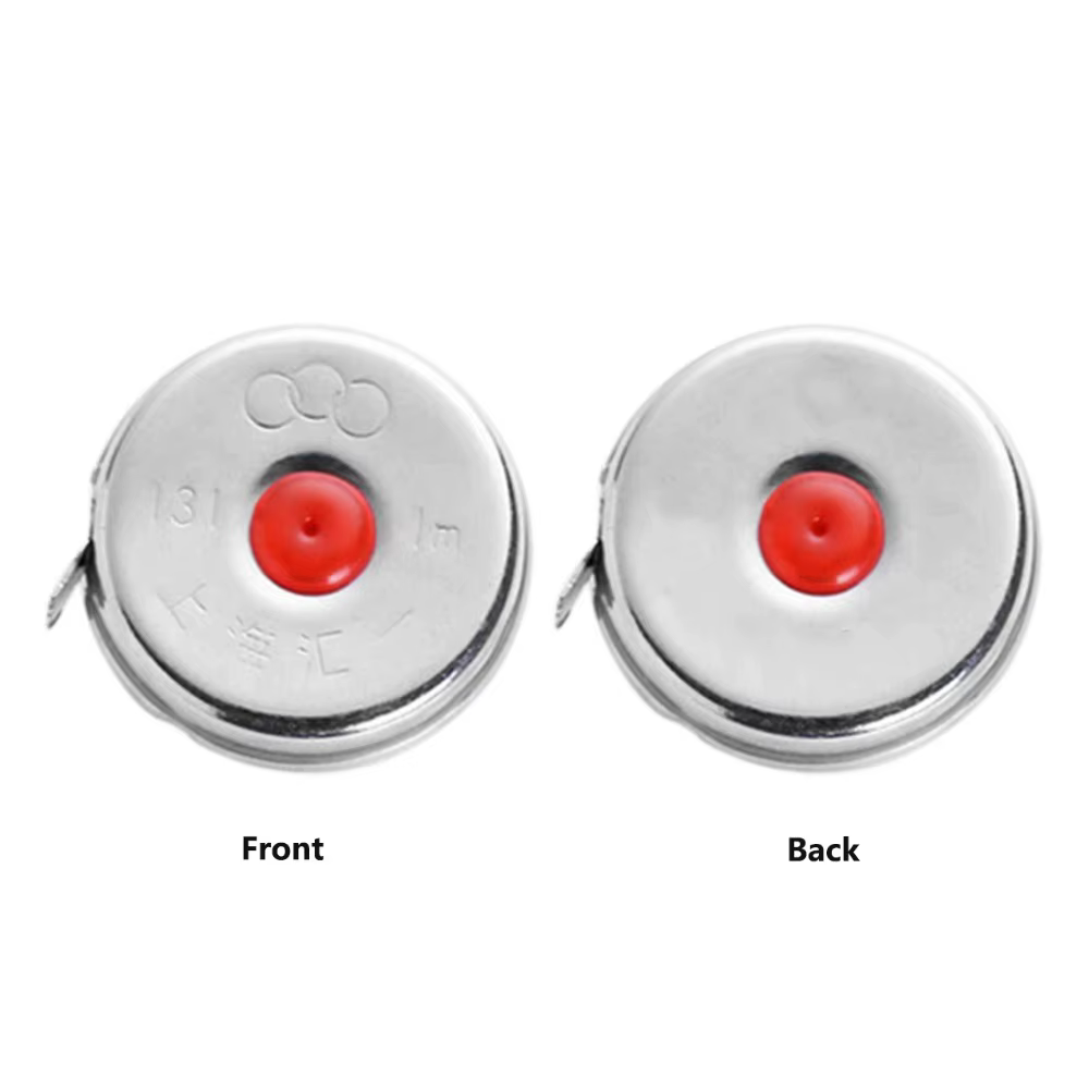 Outils de mesure : Ruban à mesurer en acier inoxydable 1m, 2m, 3m, 5m