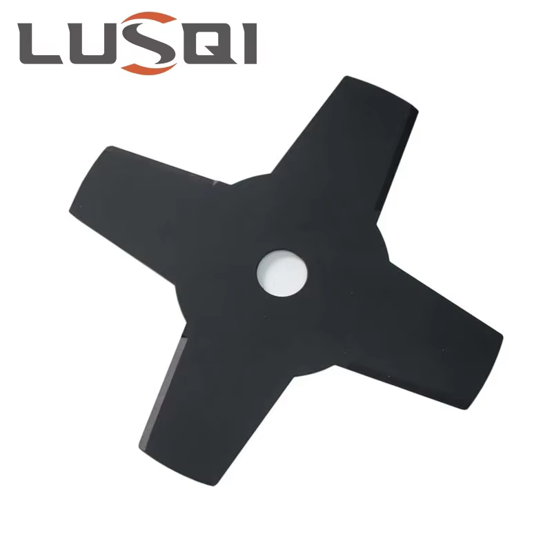 LUSQI 1pc 4 dents débroussailleuse lame mauvaises herbes lame de remplacement tondeuse à gazon lame 
