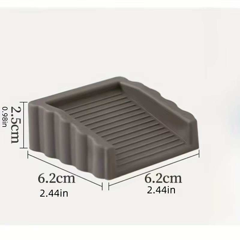 Bloc d'arrêt de porte en Silicone, 2 pièces, butoir de porte à cale, pour maison et bureau, retenue