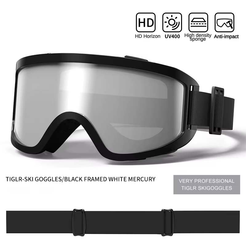 Lunettes de ski pour enfants Équipement antibuée pour la neige