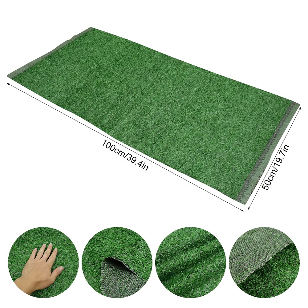 Pelouse artificielle haute densité faux tapis d'herbe 1M tapis d'herbe artificiel balcon intérieur f