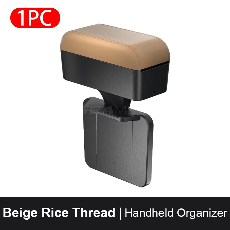 Boîte d'accoudoir de voiture, organisateur de rangement de Console centrale, relevable et réglable a