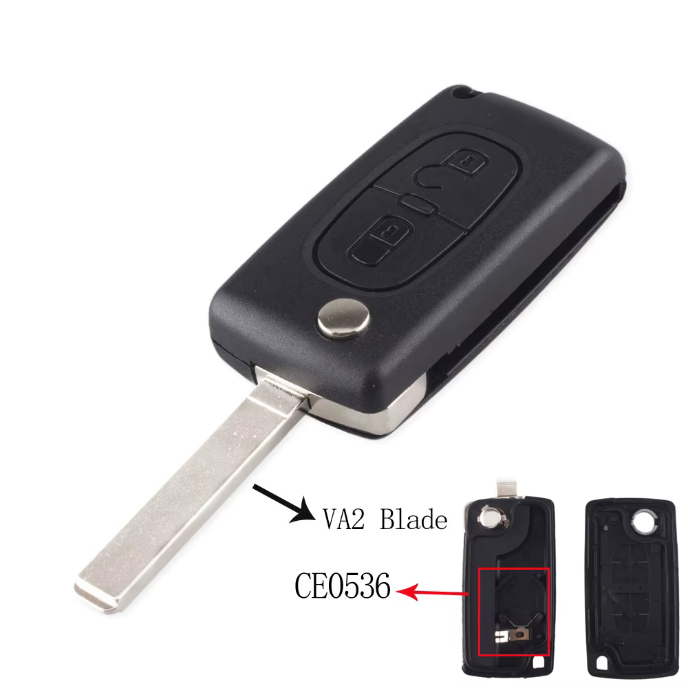 KEYYOU – étui de clé à distance pour Peugeot 207, 307, 308, 407, 607, pour citroën C2, C3, C4, C5, C