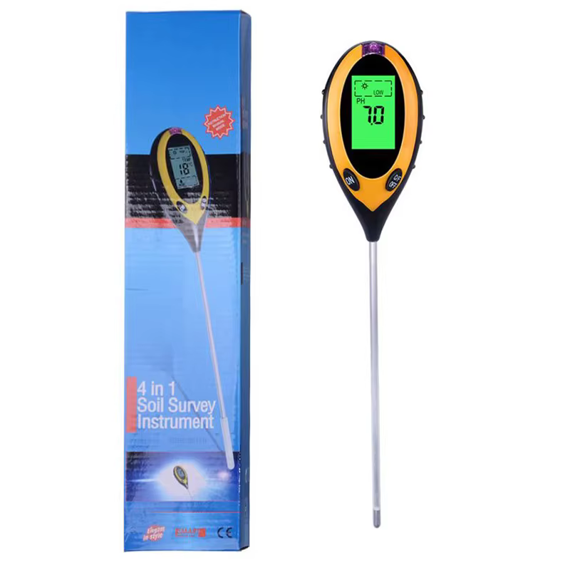 Testeur de PH du sol testeur de sol PH humidimètre température lumière du soleil mesure de l'intensi