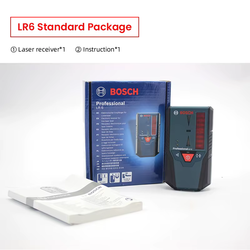 Bosch – récepteur de niveau Laser Lr7/lr6, récepteur de lignes Laser vertes et rouges, grande zone d