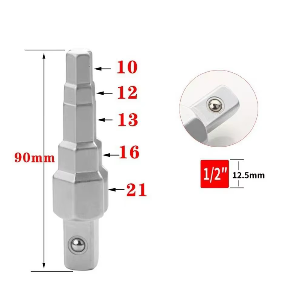 Nouvelle clé à radiateur 1/2 pouce en acier au carbone, clé à cliquet à 5 étages, fonctionnement fac