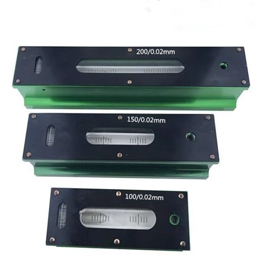 Nouveau 1 pièces haute précision 0.02mm 100mm/150mm/200mm niveau industriel barre mécanique niveau b