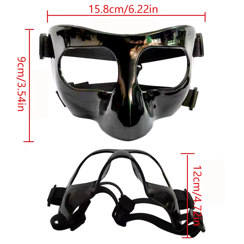 Masque de basket-ball pour adultes, masque de sport Durable et réglable, protection de boxe, masque