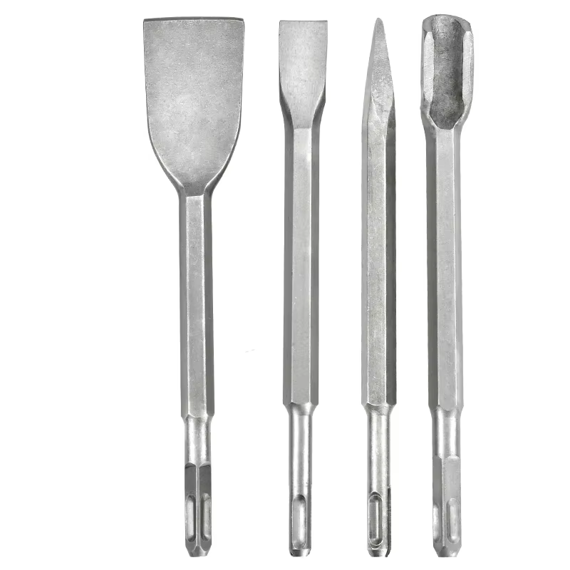 SDS PLUS – marteau électrique plat et large, pointe de tige, foret à percussion pour mur, béton, for
