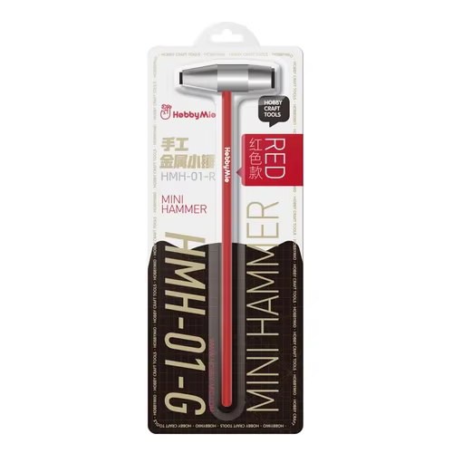 HOBBY MIO HMH-01-R/G Mini marteau métallique pour modélisme, outils de construction de maquettes en