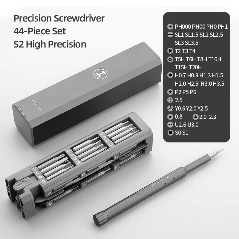 Kit de Tournevis de Précision avec Embouts Magnétiques, Mini Boîte à Outils pour Réparation de PC et