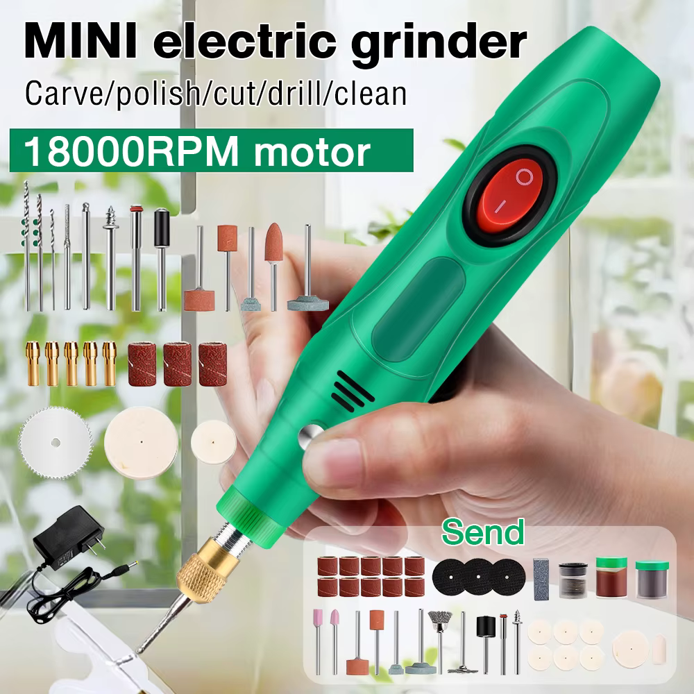 110-240V Mini perceuse polissage graveur stylo broyeur électrique outil rotatif rectifieuse Miniatur