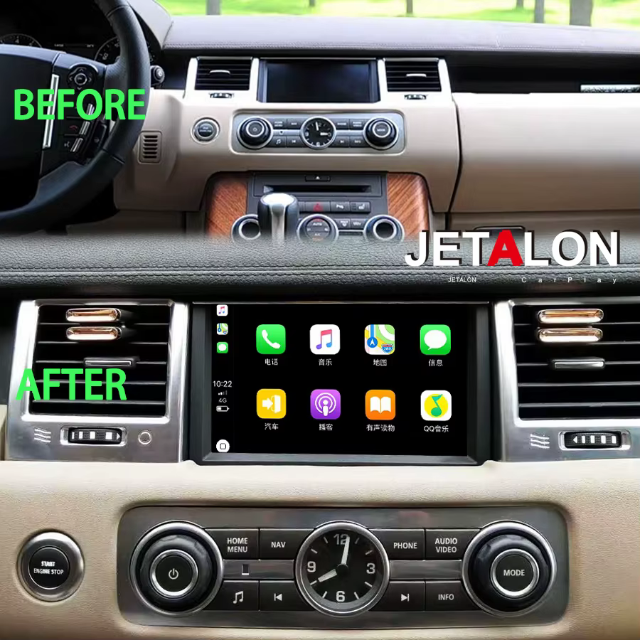 Android 15 pour Land Rover Range Rover Sport 2010 2011 2013 lecteur multimédia Carplay GPS Navigatio