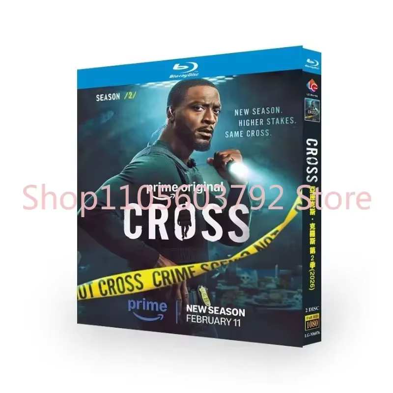 Cross Season 2 2026 2 disques toutes régions, coffret scellé neuf, disque Blu-ray anglais, nouvel em