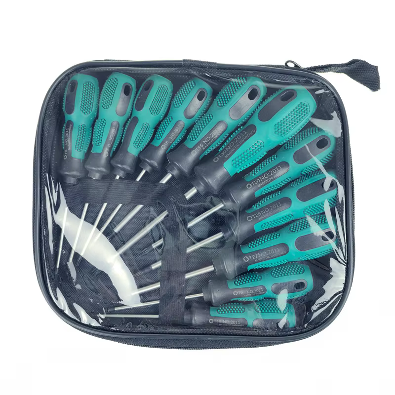 Jeu de tournevis Torx magnétiques de précision T5 T6 T7 T8 T9 T10 T15 T20 T25 T27 T30, kit d'outils 