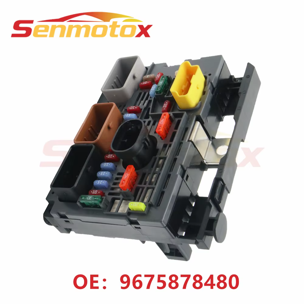 Boîte à fusibles de moteur 9675878480 9664706280 BSMR0500, pièces de rechange pour Peugeot 307 308 4
