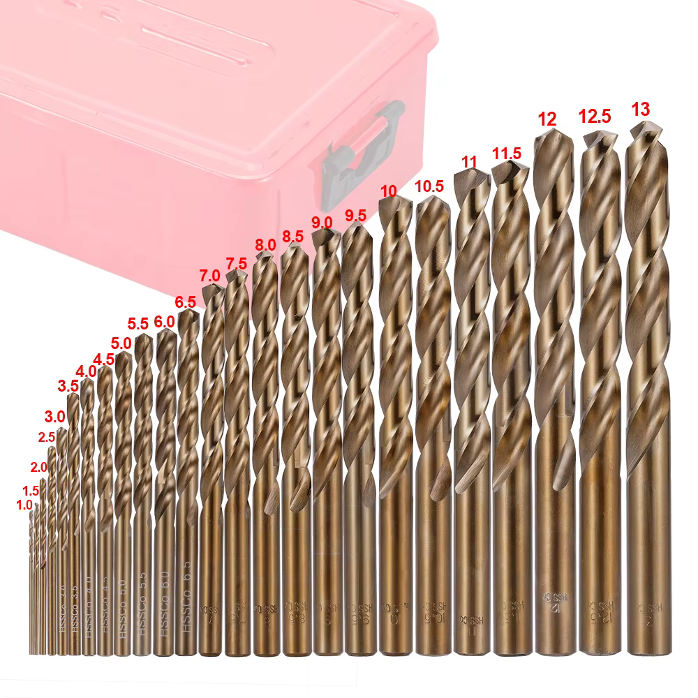 M35 Cobalt haute vitesse acier forets hélicoïdaux ouvre-trou outil électrique accessoires pour acier