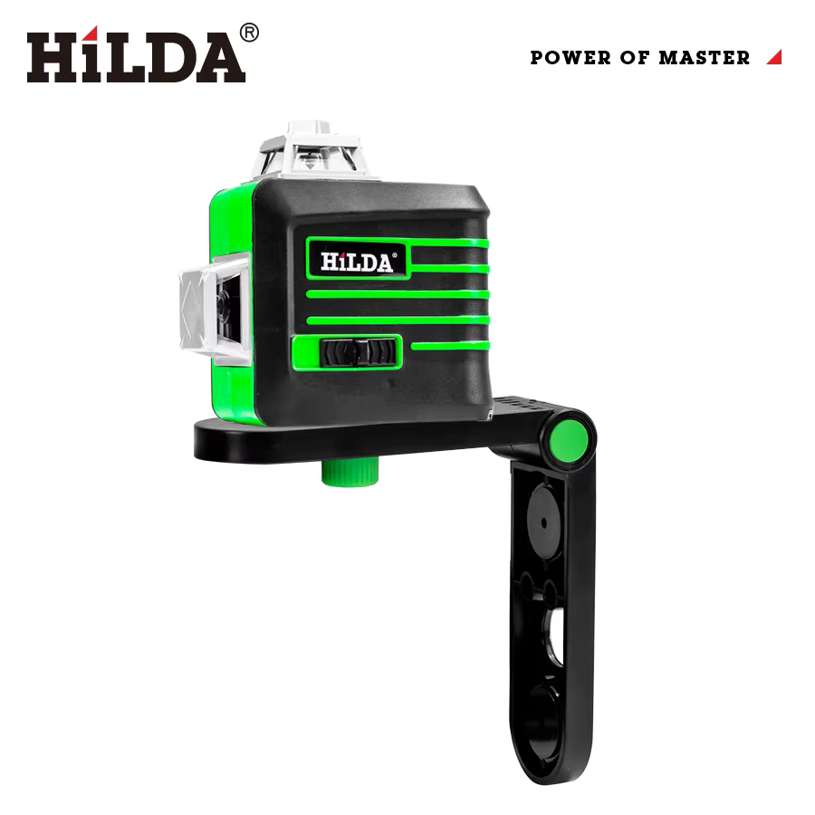 HILDA Mini support mural de niveau laser réglable 180 ° Support mural pour niveaux Laser à filetag