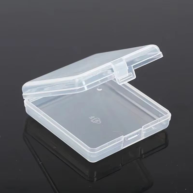 Boîte de rangement rectangulaire en plastique pour petits articles, pilules, bijoux, Nail Art, pièce