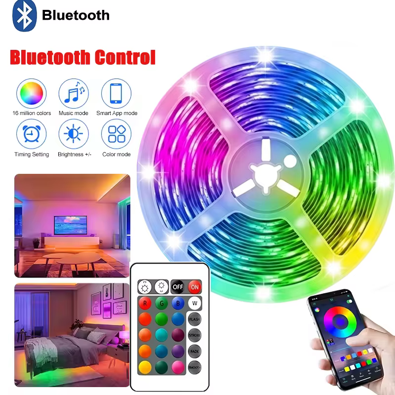 WIFI 44Keys RGB LED Light Strip Controller Bluetooth 24Keys Dimmer Remote Control Multiple Color Cha
