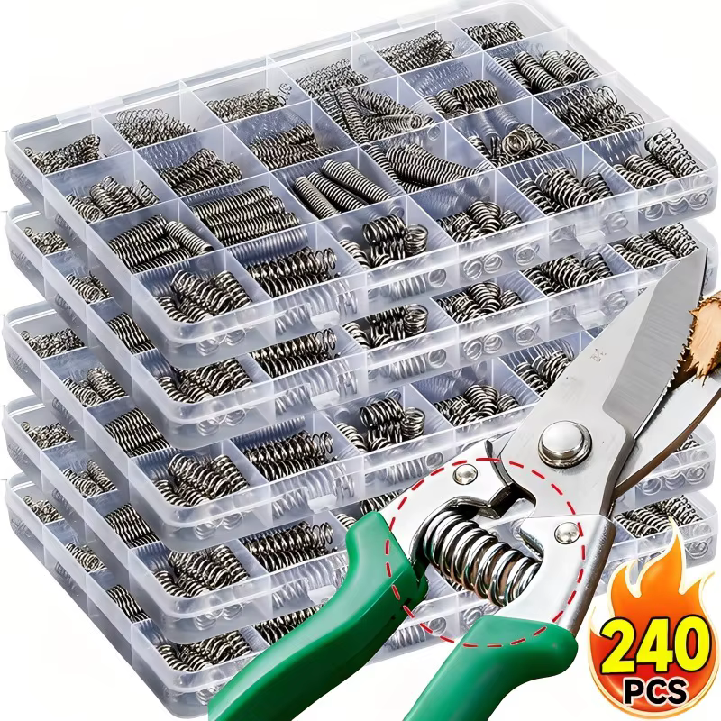 Kit de ressorts de Compression avec boîte, ressorts en acier inoxydable, électronique universelle, r
