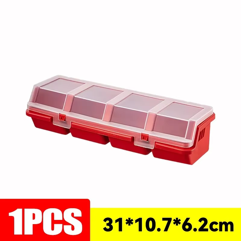 Boîte de rangement de pièces, organisateur de vis, boîte de rangement multi-compartiments pour vis,