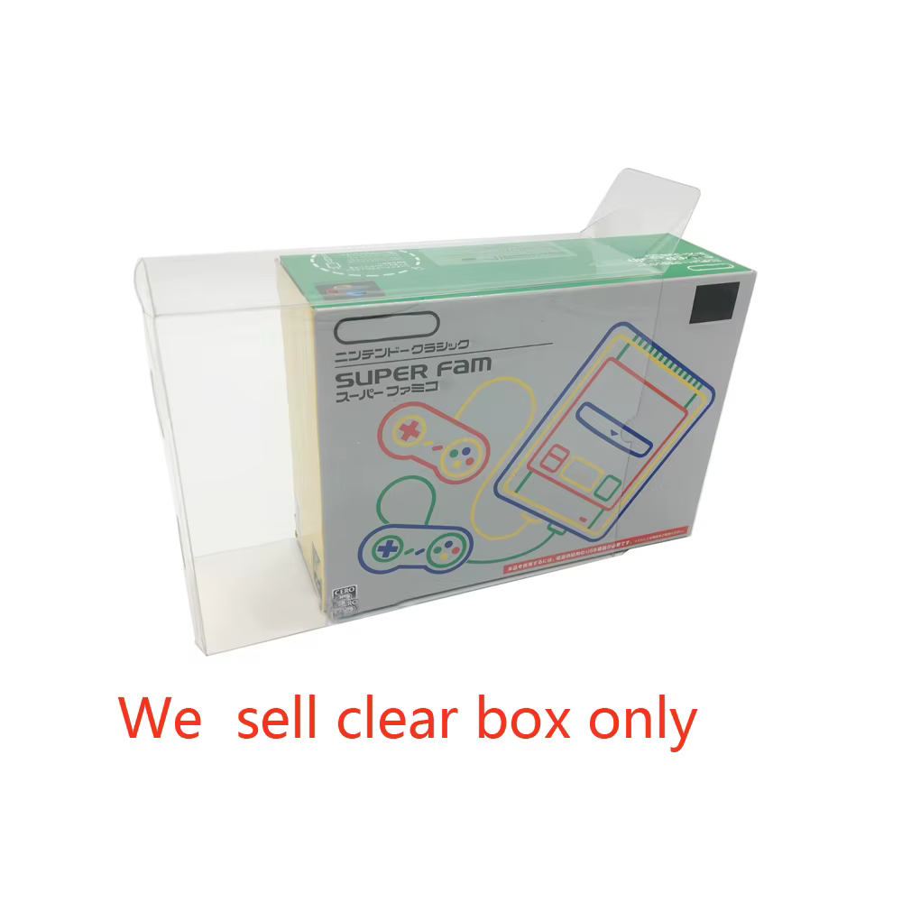 Boîte BET de Protection transparente pour SFC mini/SNES mini, boîte de rangement d'affichage de Coll
