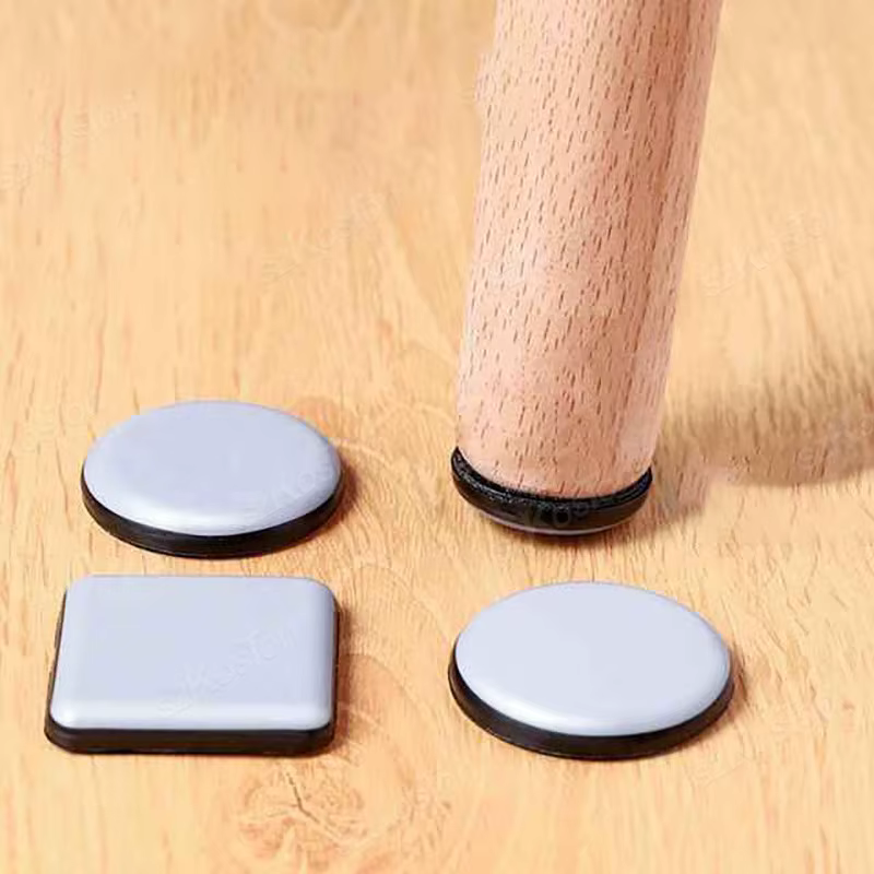 4 pièces/lot pieds planeur patins coulissants meubles de maison curseurs meubles planeurs PTFE planc